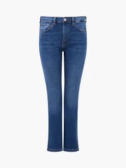Stretch Denim Bootcut Ankle Length Jeans 30 Inch