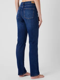 Stretch Denim Cigarette Fit Full Length Jeans 34 Inch