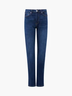 Stretch Denim Cigarette Fit Full Length Jeans 34 Inch