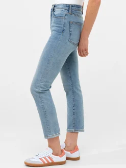 Stretch Denim Cigarette Fit Ankle Length Jeans 28 Inch