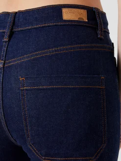 Stretch Denim Wide Flare Full Length Jeans 34 Inch