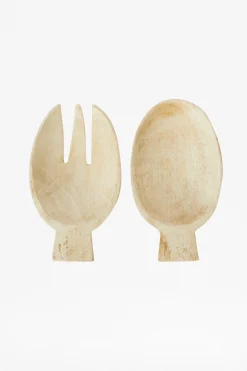 Sun Bleach Wooden Salad Server