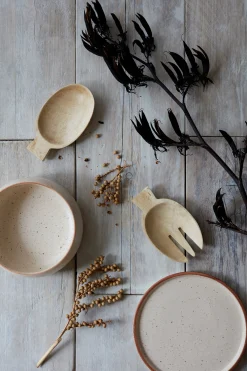 Sun Bleach Wooden Salad Server