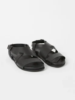S+W x Branca Asymmetric Footbed Sandals