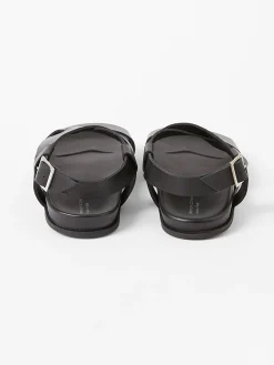 S+W x Branca Asymmetric Footbed Sandals