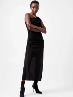 Talitha Plisse One Shoulder Maxi Dress