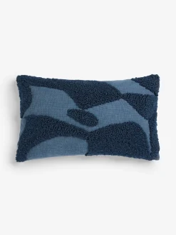 Tangelo Tufted Blue Cushion