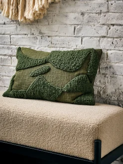 Tangelo Tufted Olive Cushion