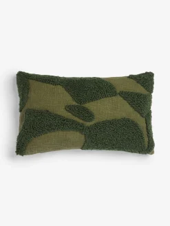 Tangelo Tufted Olive Cushion