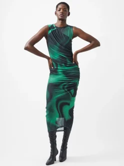 Tarissa Mesh Sleeveless Maxi Dress
