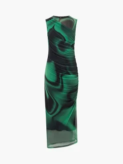 Tarissa Mesh Sleeveless Maxi Dress
