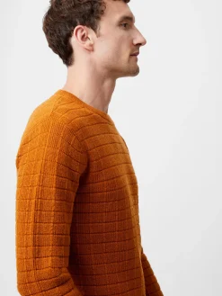 Textured Crew Neck Jumper