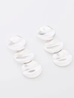 Triple Circle Drop Earrings