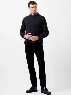 Two Tone Cable Knit Jumper
