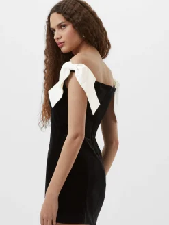 Velvet Carey Satin Bow Mini Dress