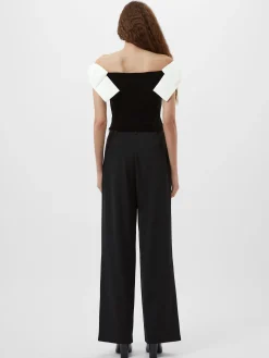 Velvet Carey Satin Bow Top