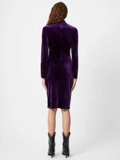 Velvet Turtleneck Dress