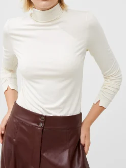 Venitia Jersey Split Cuff Top
