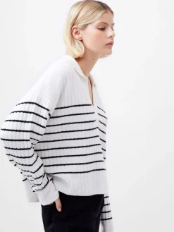 Vhari Recycled Collar Stripe Jumper