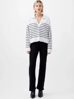 Vhari Recycled Collar Stripe Jumper