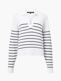 Vhari Recycled Collar Stripe Jumper