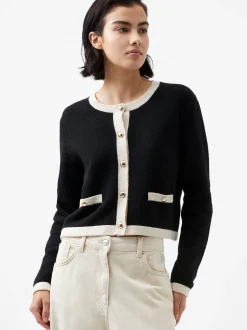 Vhari Recycled Contrast Cardigan