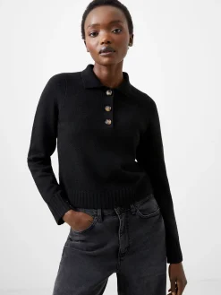 Vhari Recycled Long Sleeve Button Up Jumper