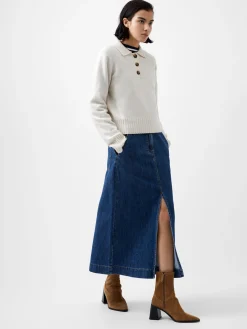 Vhari Recycled Long Sleeve Button Up Jumper