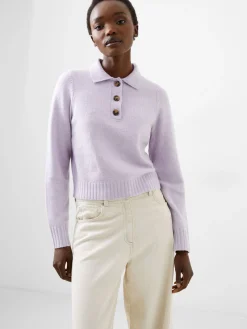 Vhari Recycled Long Sleeve Button Up Jumper
