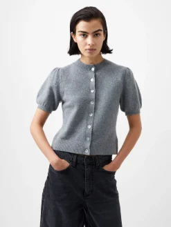 Vhari Recycled Puff Sleeve Cardigan