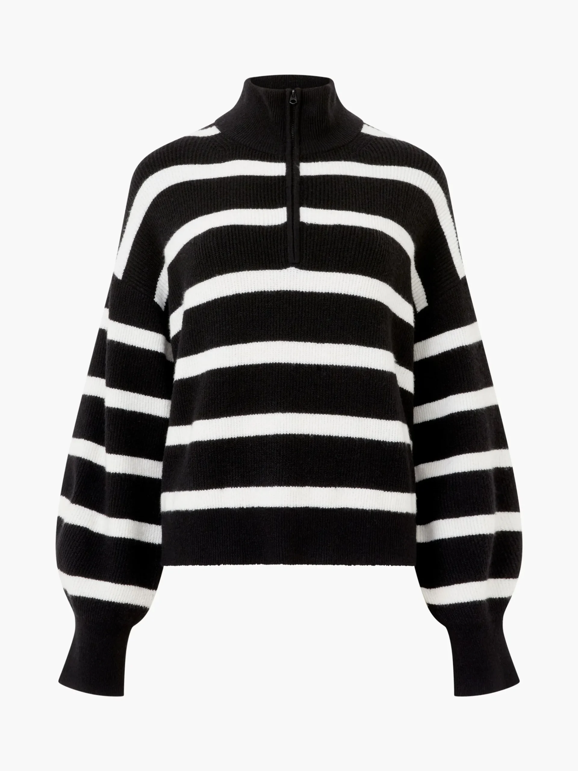 Vhari Recycled Stripe Half Zip Jumper