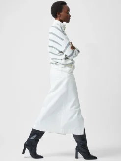 Vhari Recycled Stripe Half Zip Jumper