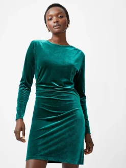 Viola Velvet Long Sleeve Bodycon Mini Dress