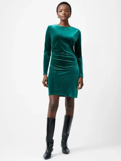 Viola Velvet Long Sleeve Bodycon Mini Dress