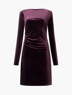 Viola Velvet Long Sleeve Bodycon Mini Dress