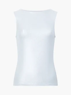 Vista Ribbed Foil Coated Tank Top
