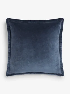 Washed Velvet Navy Cushion