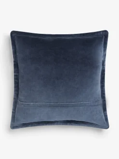 Washed Velvet Navy Cushion