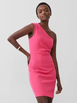 Whisper One Shoulder Mini Dress