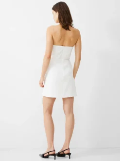Whisper Organza Strapless Mini Dress