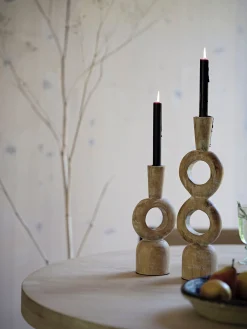 Wooden Candle Holder