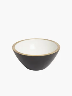 Yin Yang Large Wooden Bowl