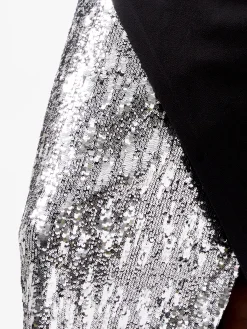 Zanna Jersey Sequin Mix Midi Dress